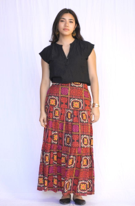 -- FABRIC :: BLACK-RED