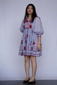 Crimson Romance Folk Dress